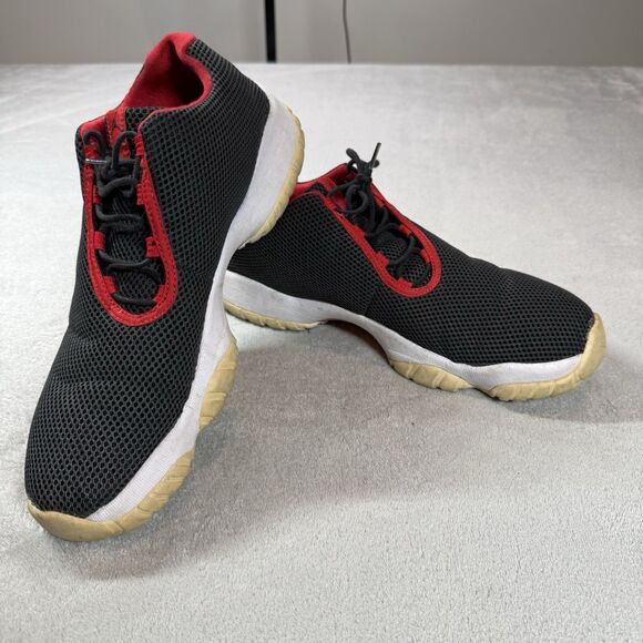 Size 12 - Air Jordan Future Low Black Red Basketball Sport Athlete Workout - Picture 1 of 9